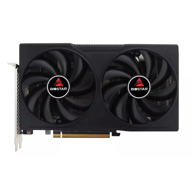 Graafikakaart BIOSTAR Radeon RX 7600 OC — Radeon RX 7600, 8 GB GDDR6, 128-bit, PCIe 4.0, kahe ventilaatoriga jahutus