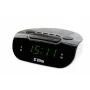 Raadio kella/äratus LED-iga, Eltra, 127x53x98 mm, hall/valge