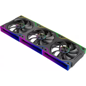 Xilence XPF360.ARGB 120mm ARGB korpuseventilaatorite komplekt - 3 tk, must