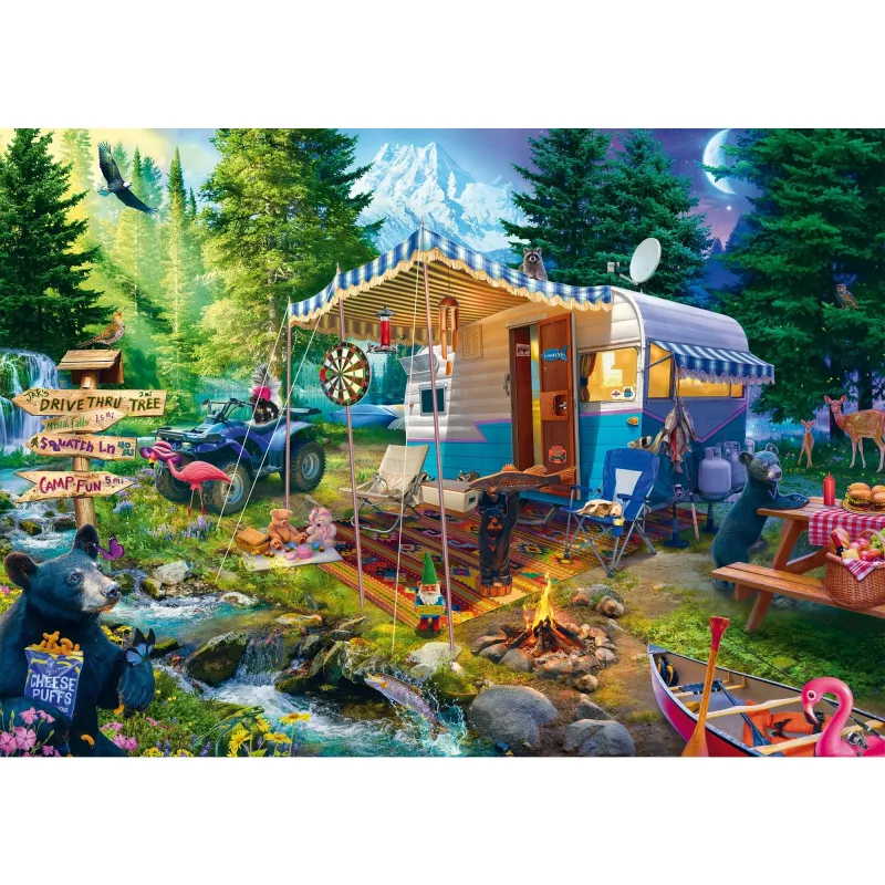 1000-osaline pusle, schmidt spiele — Jeff Haynie: Kaubakaravaniga mägedes