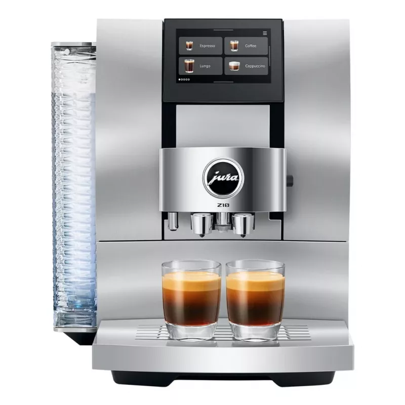 Täisautomaatne espressomasin JURA Z10 (EB) — 2,4 l veepaak, sisseehitatud veskiga, 1450 W, alumiinium/valge