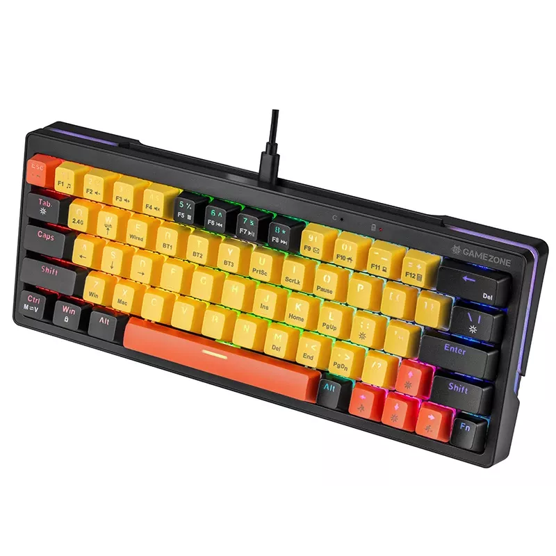 Mehaaniline klaviatuur Tracer Gamezone EVO2 Hot Swap 63 (kollane)