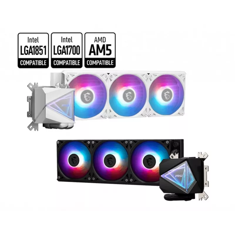 MSI MAG Coreliquid I360 Valge Protsessori valmislahutusega vedelikjahuti 12 cm 1 tk