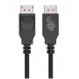 DisplayPorti kaabel 2m must M/M v 2.1