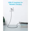 Anker Innovations 322 USB-A–USB-C kaabel nailonist 1,8 m must – kaabel – digitaalne/andmed