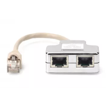 Plaastrikaabli adapter Digitus CAT 5e varjestatud 1:1