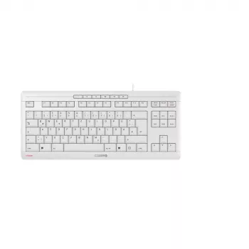 CHERRY STREAM TKL klaviatuur Universal USB QWERTZ Saksa Valge