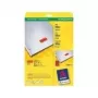 Isekleepuvad printerisildid Avery L6036-20, punane, A4, 25,4×10 mm, 3780 silti (20 lehte)