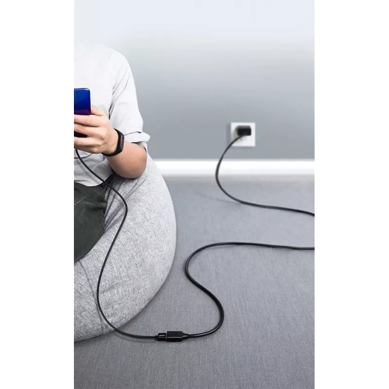 USB 3.0 pikenduskaabel adapter UGREEN 10368B — USB A-pesa USB A isasele, 1 m, must