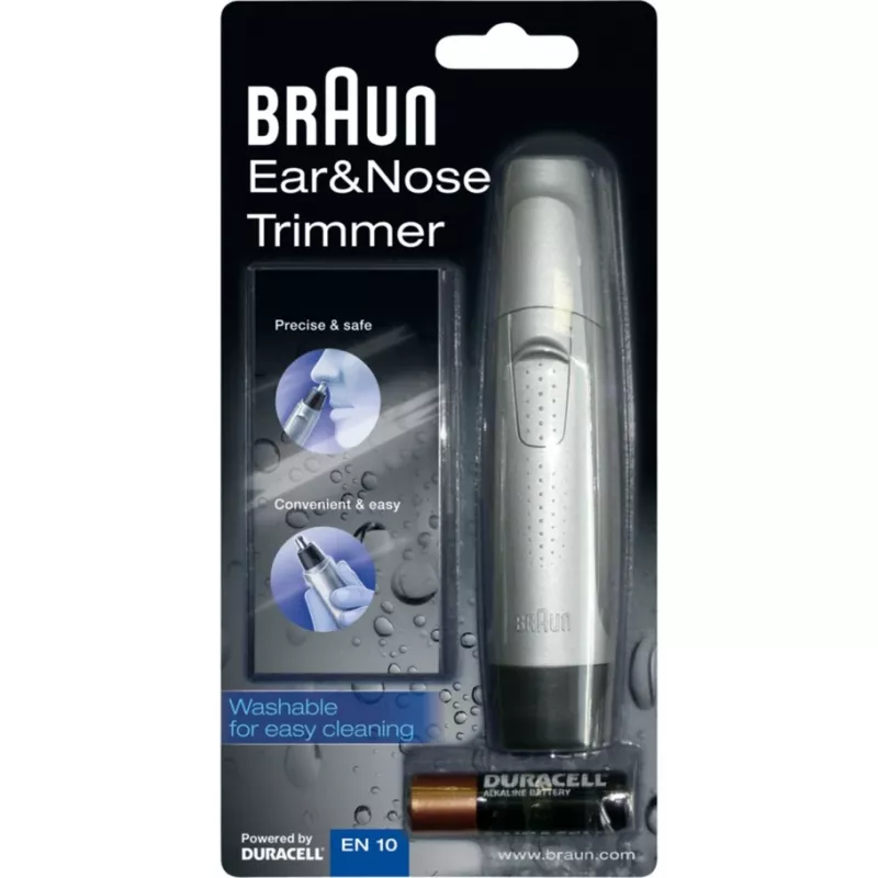 Braun Exact Series EN 10 täppistrimmer, must, hõbedane