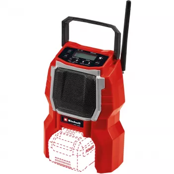 TC-RA 18 Li BT - Solo, ehitusplatsi raadio punane/must, Bluetooth, ilma aku ja laadijata