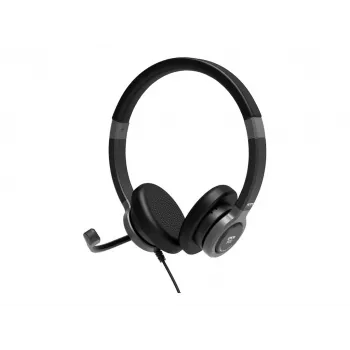PORT CONNECT | Stereo USB Headphone PRO ON'R 300 | Juhtmega | Kõrvapealsed | Mürasummutus | Must