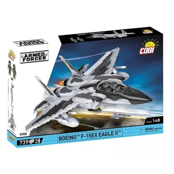 Cobi ehitusklotside Boeing F-15EX Eagle II mudelikomplekt COIB-5900, kogumisväärne mõõtkavas ehituskomplekt