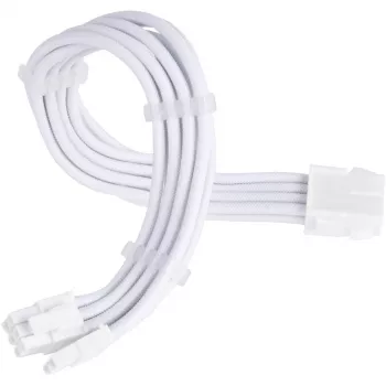 Toiteploki pikenduskaabel SILVERSTONE PCIe 8‑pin SST-PP07E-PCI8W-V2 30 cm valge