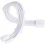 Toiteploki pikenduskaabel SILVERSTONE PCIe 8‑pin SST-PP07E-PCI8W-V2 30 cm valge