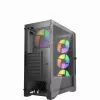 Gembird CCC-FC-900ARGB Gaming arvuti korpus Fornax 900, ATX, must