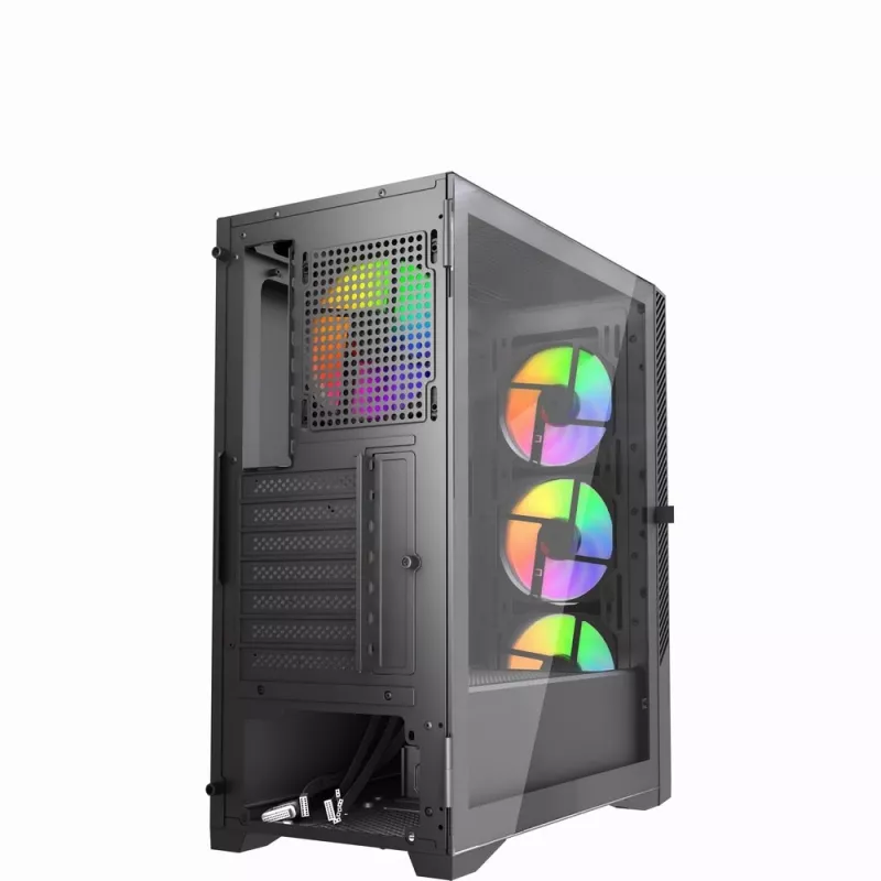 Gembird CCC-FC-900ARGB Gaming arvuti korpus Fornax 900, ATX, must