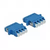 Fiiberoptiline adapter DELOCK LC emane LC emasele dupleks, sinine, pakis 2 tk