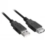 USB-kaabel Sharkoon 2m USB A must