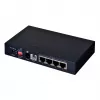 Võrgusild PLANET VC-234 hallatav 4-pordiline Fast Ethernet (10/100) riiulikinnitus 1U, alalisvoolusisend, 0,8 Gbit/s kommutatsioonivõimsus