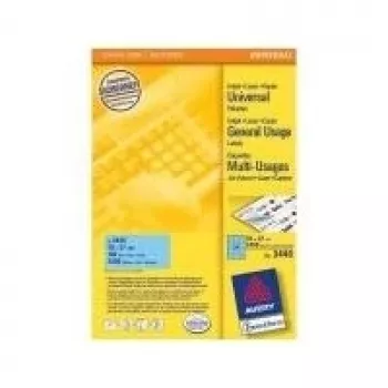 Isekleebitav printerisilt AVERY 3449 Sinine 70 x 37 mm