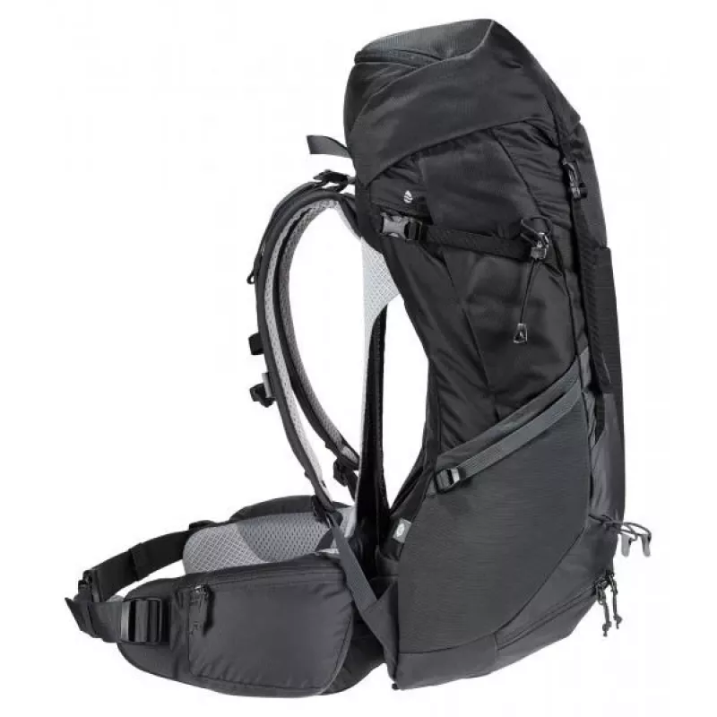 Seljakott DEUTER Futura Pro 34 SL, naiste matkakott, 34 L, 1,56 kg, ventilatsioon, hüdratatsioon 3 L, kiivrikinnitus, sisemine terasraam