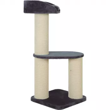 Kassi kraapimispuu ZOLUX Big Cat 2 — sisal, 505×505×1120 mm, must, 15,3 kg