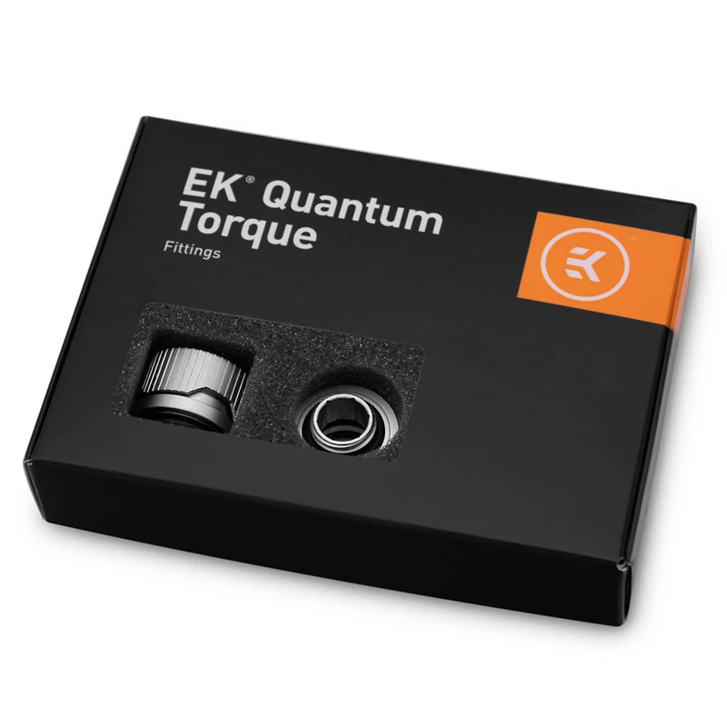 EK Water Blocks EK-Quantum Torque HDC 14 - 6 Pack, Satin Titanium