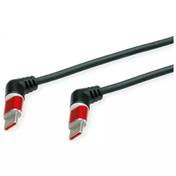 ROLINE USB2.0-kaabel 360°-pöörlev C-C ST/ST 2m - kaabel - digitaal-/andmeside (11.02.8348)