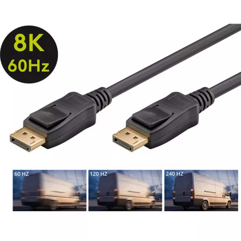 DisplayPort kaabel Goobay 74748 2 m Must