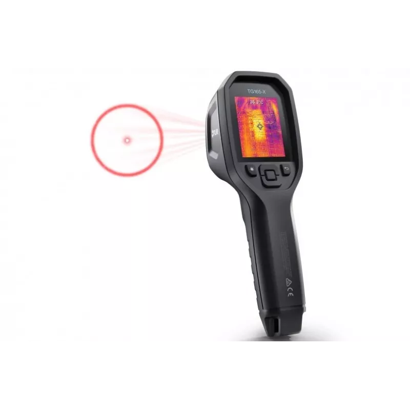FLIR TG165-X MSX termokaamera -25 kuni +300 °C 80 x 60 pikslit 8,7 Hz MSX®, integreeritud LED-valgusti, digikaamera