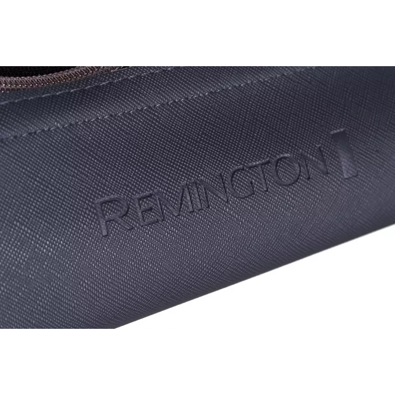 Sirgendusraud Remington S8598 Warm Must hall — keraamilised plaadid 11 cm, 5 kuumusastet, 160–230 °C, 3 m juhe, kandekott