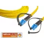Lightwin LDP-09 LC-LC 15.0 fiiberoptiline kaabel 15 m kollane (LDP-09 LC-LC 15.0)