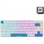 Sharkoon SKILLER SGK50 S3 PBT klaviatuur Mängimine USB QWERTZ Saksa Valge