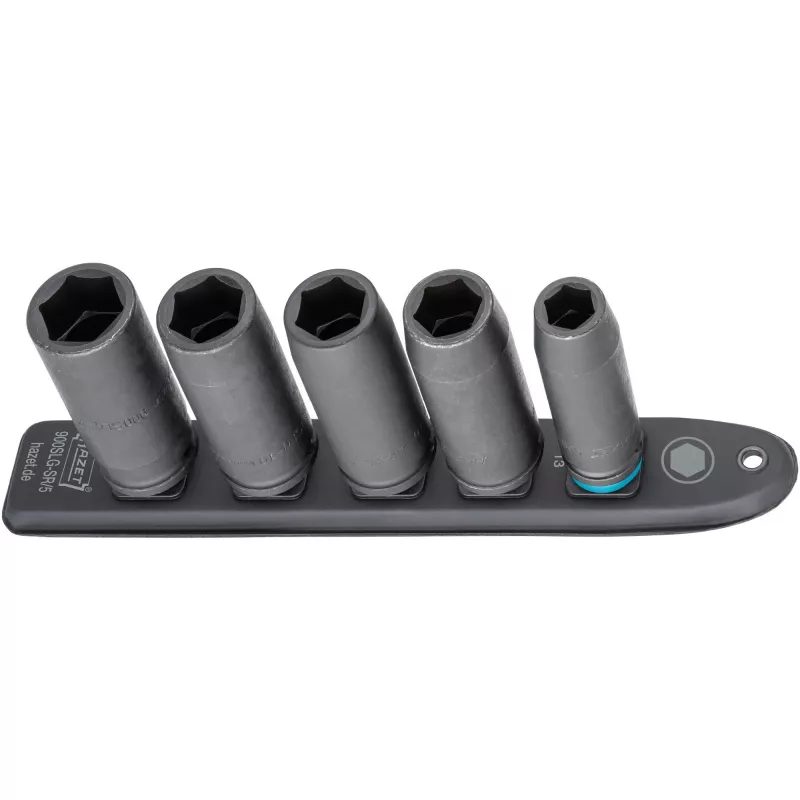 Löögipesade komplekt Hazet 900Slg-SR/5, kuuskantpesad 5 tk, suurused SW 13–SW 24