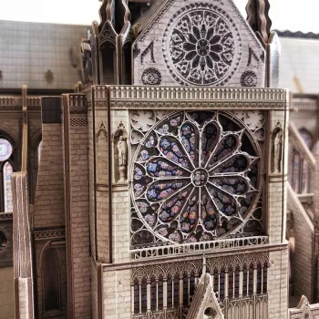 3D pusle CubicFun Notre Dame, 293 tk, katedraali makett