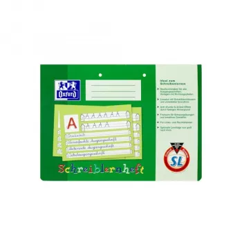 Kirjutusvihik Oxford 100050089 A4 Roheline 80 g/m²