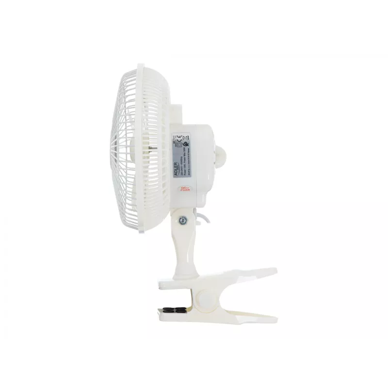 Adler | Klambriga ventilaator | AD 7317 | Lauaventilaator | Valge | Läbimõõt 15 cm | Kiiruste arv 2 | 30 W
