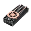 SSD korpus GrauGear G-M2U4-40G-F — M.2, 1 draiv, USB4 Gen4, 40 Gbit/s, alumiinium, must