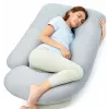 Momcozy PP102 U-kujuline raseduspadi, helehall jahutava kangaga