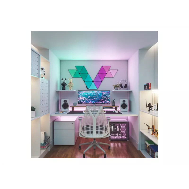 Nutipaneel Nanoleaf NL47-0101TW-3PK Wi-Fi Must 3 tk