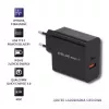 Toiteadapter QOLTEC 51716 — vahelduvvool 220–240 V kuni 20 V 3 A (63 W), must, siseruumides kasutatav universaalne laadija