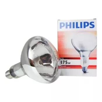 Infrapunakiirguslamp Philips BR125 IR 375W E27 230-250V — 375 W infrapunasoojenduspirn, E27 pesa, 230–250 V