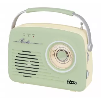 Lauaraadio Eltra LUIZA RETRO SP-11 MP3, USB ja SD-kaardi toega, mintvärv