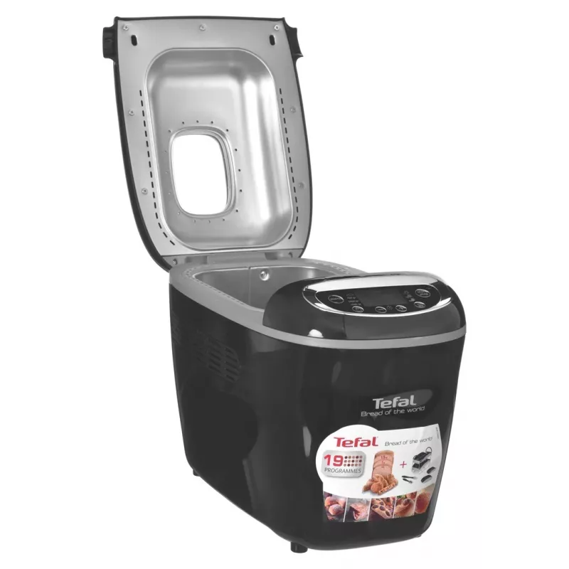 Leivaküpsetaja Tefal PF611838 — 1600 W, 1,5 kg mahutavus, 19 programmi, puutetundlik juhtimine, must