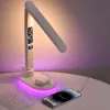Lauaamp Hawk HW-LAMP03 Valge RGB — reguleeritav LED-lauaamp RGB-valgustusega