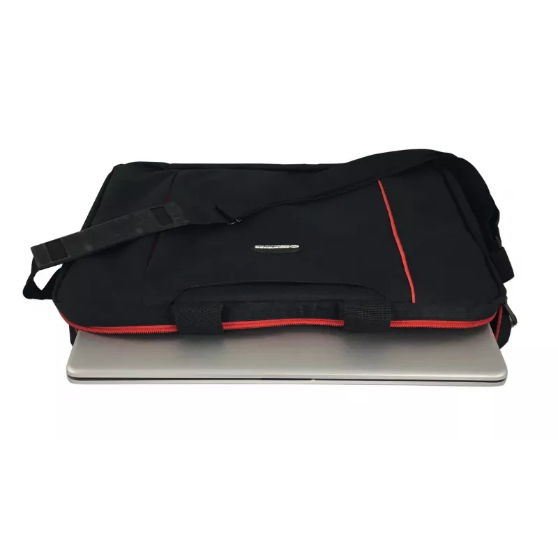 Esperanza SALERNO 39.6 cm (15.6) Toploader kott Must, Punane