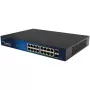 ALLNET 16+2P PoE Switch ALL-SG8418PM — 18-pordiline Gigabit, 16 PoE-porti, 2 üleslinkporti