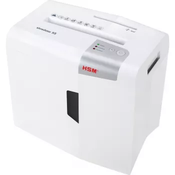 Paberipurustaja HSM X5 osakeste lõikamine P-4, 22 cm töölaius, 4,5 mm osakesed, 5-lehe mahutavus, 18 l konteiner