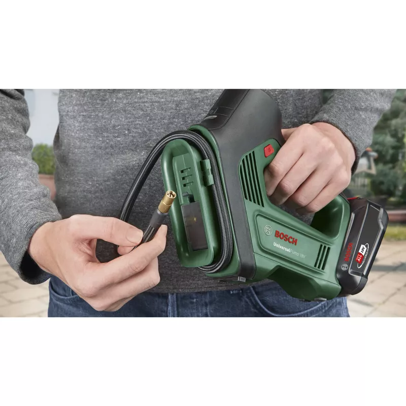 Elektriline õhupump Bosch Universal Pump 18V — 10,3 baari, 30 l/min, Li‑Ion aku